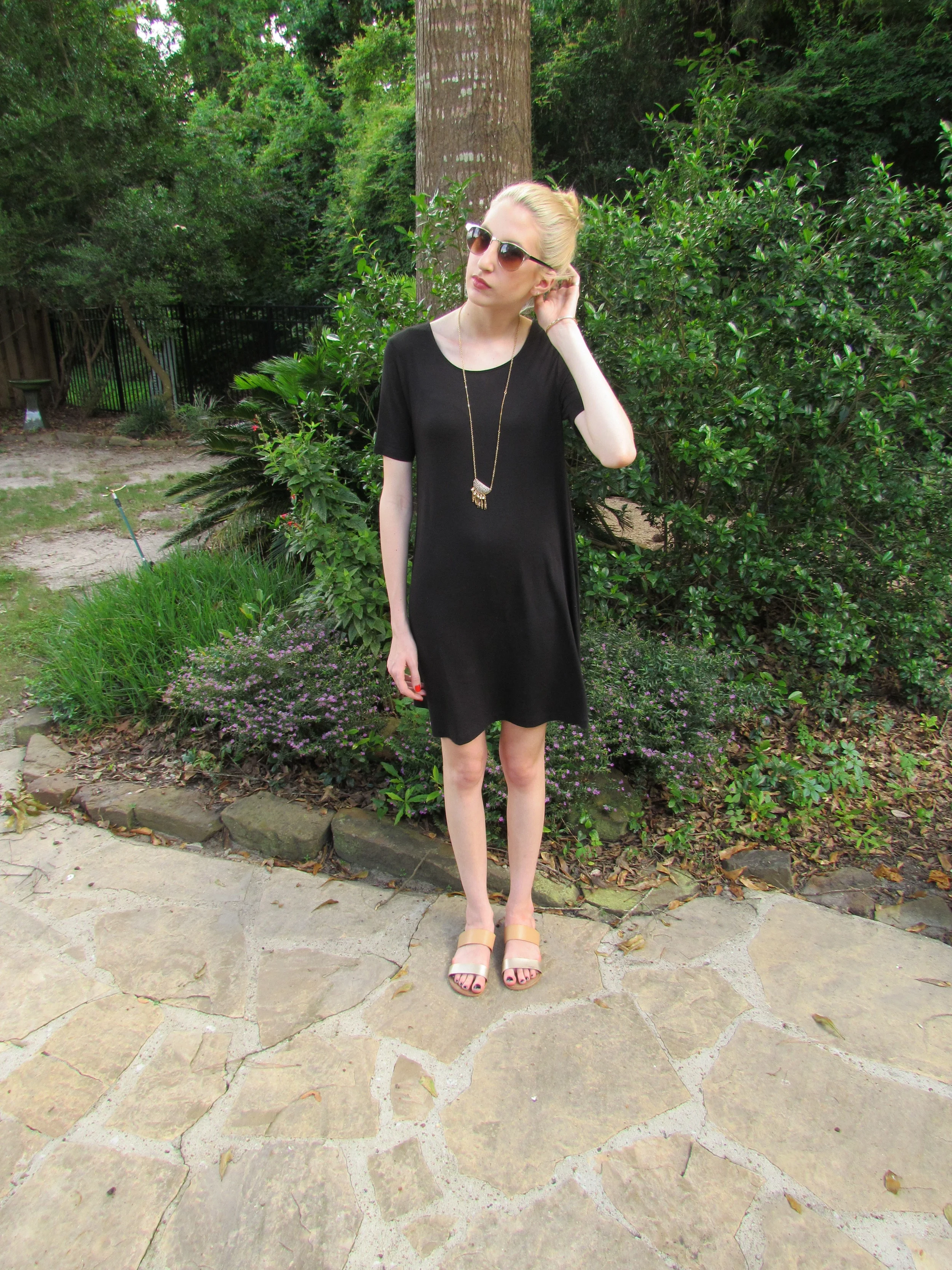 The loft hotsell black dress